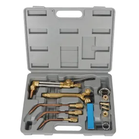 ZENY™ 10 PCS Gas Welding Cutting Torch Kit, Oxy Acetylene Brazing Professional Set With Case